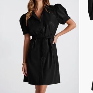 Bishop & Young Clea Leather Dress Size XS